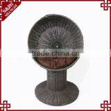 S&D Newest Excellent Quality Factory Price Happy Lives Rattan Pet House Wholesale