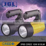 IP68 Waterproof Searchlight Rechargeable Diving Lantern Handheld Spotlight Cree Led 10W Torch thumbnail-1