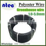 1.0-5.0mm White Color Polyester Wire for Agricultural Use Bulk Package thumbnail-1