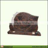 Multicolor Red Tombstone,Granite Tombstone,Multicolor Red Headstone thumbnail-1