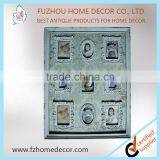 2016 New Style Decorative Antique Wooden Multi Photo Frame With Resin Decor thumbnail-1