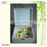 Set Three Unfinished Laser Engraved Hinged Wood Boxes thumbnail-3