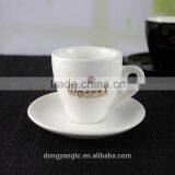 2017 Trending Products Custom Made Porcelain Coffee Saucer Set Print Gold Decal thumbnail-3