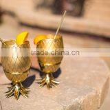 Pineapple Brass Mug |solid Brass Mug thumbnail-2