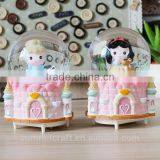 Resin Princess Music Box Snow Globe 8 Year Old Girl Gift