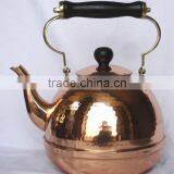 Hammered Polished Finish Pure Copper Kettle for Cafe & Catering, Stovetop Kettle, Hot Water Kettle thumbnail-1