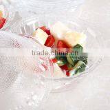 Apple Design Set 5 Engraving Large Cleat Decorative Glass Salad Bowls thumbnail-3