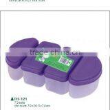4pcs Mini Combine Food Container Storage Bento Lunch Box Set thumbnail-1