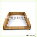Office Bamboo Paper Storage Tray/ File Tray Homex-BSCI thumbnail-1