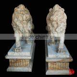 HN Yellow Marble Sculpture Lions for Sale thumbnail-1