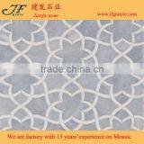 Wholesale High Quality Irregular Afyon Grey Marble Mosaic Design thumbnail-3