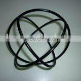 CAIZHU Black Powder Coating Metal Iron Wire Ball