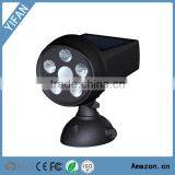 BrandNew 250-Lumen Weatherproof Wireless Solar LED Bright Spotlight With Motion Sensor Led Solar Motion Sensor Light thumbnail-1