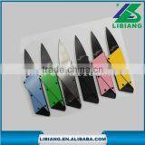 Special Gift for Men Six Color Stainless Steel With Metal Handle Portable Survival Blade Wallet Foldable Credit Card Knife thumbnail-1
