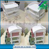 Office Plastic 3 Tiers Storage Drawer Desk Organizer Cabinet thumbnail-1