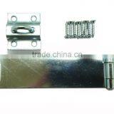 Loose Staple With Hasp 6" Zinc Plated, Door Hasp, Steel Hasp Staple Set thumbnail-1