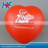 Red Heart Shape pu Anti Stress Squeeze Reliever Ball Toy thumbnail-2