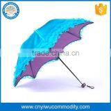 27inches New Design Large China Triditional Print Satin Fashionable Straight Umbrella Golf Umbrella thumbnail-1