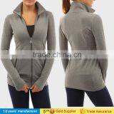 Women Autumn Sweater Thicken Embossed Print Pullovers Zipper Hoodie Moleton Coat thumbnail-3