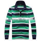 Custom New Design Colorful Men Long Sleeve Polo t Shirt Factory thumbnail-5