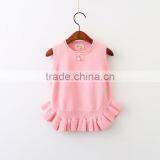 Korean Style Sweater Loose Knitted Vests Patterns for Children Girl thumbnail-3