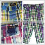 2012 Fashion Style Men Plaid Beach Shorts|board Shorts