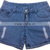 Customer Brand Girl's Ripped Tassel Denim Jeans Shorts Color Fade Proof thumbnail-1