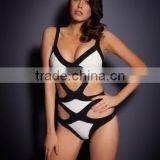 2013 New Fashion Sexy Women SwimwearOne Piece Bandage Swimsuit Yellow/red/white Wholesale thumbnail-6