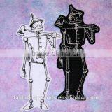 Custom High Quality Embroidered Creative Skulls Couples Patch for Clothes Embroidery Patch Made in China Choose Size/color thumbnail-5