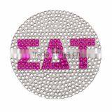 Rose Pink Lips Rhinestone Crystal Sticker/Custom Gems Stickers For Mobile Decoration thumbnail-4