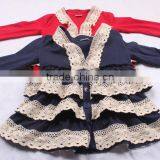 Best Kids Products Ruffle Lace Red Cotton Coat for Children Valentines Day Out Clothing thumbnail-6