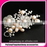 South Korea's Joker Natural Pearl Diamond Brooch Plum Flower Pin Wholesale thumbnail-1