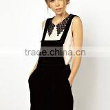 Wholesale White Lies Scallop Playsuit With Bib-neckline thumbnail-1