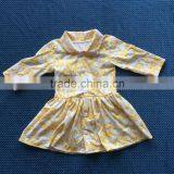 Mjy-135 High Quality Fashion Summer Baby Girls Dress Kids Toddler Clothes Children Clothing Long Sleeve Children Frocks Design thumbnail-1