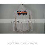 Custom Made Plain White Cotton Hoody thumbnail-2