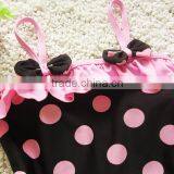 Baby Girls Summer Child Swimwear 2pcs Polka Dots Halter Seaside Swimsuit/Little Girls Swimsuits thumbnail-4