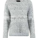 OEM Clothing Manufacturing Knitted Wool Dot Pattern Womens Sweaters With Low Price thumbnail-5