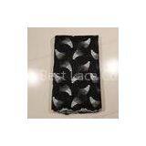 Window Curtain African Lace Fabrics , Black + Red White thumbnail-1