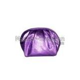 Purple makeup bag