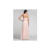 Sheath/Column Sweetheart Floor-length Chiffon Cheap Dresses for Wedding Guests thumbnail-3