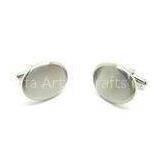 Luxury Laser Welding Titanium Classic Cufflinks 18mm * 15mm * 3.5mm thumbnail-1
