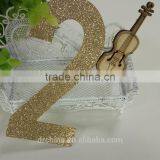Hot Sale 1000pcs Gold Glitter Paper Number "2" Decor Festive Birthday Party New Year,Christmas ,Cake,Crafts thumbnail-1