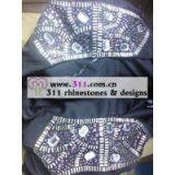 311 Shoulder Iron on Epoxy Hot-fix Heat Transfer Rhinestone Motif Design 3