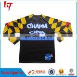 Factory price custom softball shirts/Full sublimation printing long sleeve shirt