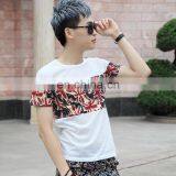 Peijiaxin Fashion Design Casual Style Flag Montaged T Shirt With Wholesale Price thumbnail-1