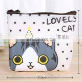 New 2017 Women Cute Cartoon Cat Coin Purse PU Leather Wallet Pouch Bag Kids Keychain Card Holder Bag For Children Gift thumbnail-4