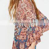 Beautiful Lady Flower Blouse thumbnail-2