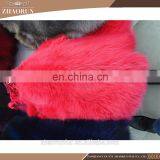 100% Real Raccoon Fur Skin / Pink Raccoon Fur Pelt for Garment thumbnail-2