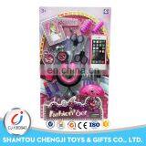 Kids Pretend Makeup Fashional Toy Plastic Lipstick With Musical Mobile Phone