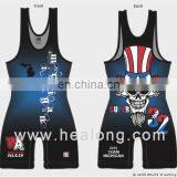 Healong Sport All Over Sublimation Inflatable Wrestling Shorts Latest Design thumbnail-5